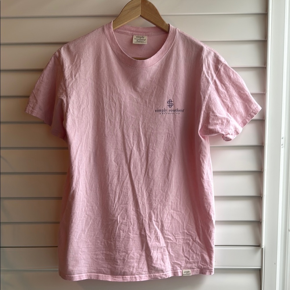 Simply Southern Light Pink Sloth Tee